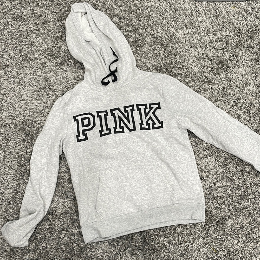 PINK grey sweatshirt